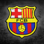 Parche termoadhesivo / con velcro bordado del FCB del Fútbol Club Barcelona